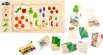 Small Foot Dřevěné vkládací puzzle hladová housenka