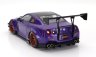 Solido Nissan Gt-r (r35) Liberty Walk Body Kit 2.0 Coupe 2022 1:18 Purple