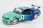 Solido Nissan Skyline (r34) Gt-r Falken Drift Livery 1999 1:18 Blue
