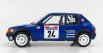 Solido Peugeot 205 N 24 Rally Tour De Corse 1990 R.bourcier - B.frangin 1:18 Blue
