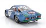 Solido Renault Alpine A110 1600s (night Version) N 17 Rally Montecarlo 1972 B.darniche - A.mahe 1:18 Blue Met