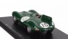 Spark-model Jaguar D-type 3.4l S6 Spider Team Jaguar Cars Ltd N 15 24h Le Mans 1954 Peter Whitehead - Ken Wharton 1:43 Zelená