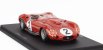 Spark-model Maserati 450s 4.5l V8 Team Officine Alfieri Maserati N 2 24h Le Mans 1957 Jean Behra - Andre Simon 1:43 Red