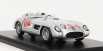 Spark-model Mercedes benz 300 Slr Spider N 704 Mille Miglia 1955 H.herrmann - H.eger 1:43 Silver
