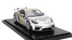 Spark-model Porsche 718 (982) Cayman Gt4 Rs N 152 Tribute Rally Panamericana Livery 2024 - Con Vetrina - With Showcase 1:18 Silver