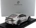 Spark-model Porsche 911 992 Turbo Coupe 2023 - First Turbo Remastered - Con Vetrina - With Showcase 1:18 Silver