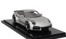 Spark-model Porsche 911 992 Turbo Coupe 2023 - First Turbo Remastered - Con Vetrina - With Showcase 1:18 Silver