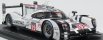 Spark-model Porsche 919 Hybrid 2.0l Turbo V4 Team Porsche N 19 Winner 24h Le Mans 2015 Earl Bamber - Nick Tandy - Nico Hulkenberg 1:43 Bílá