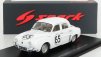 Spark-model Renault Dauphine Team Renault Company N 65 12h Sebring 1957 G.thirion - N.ferrier - G.spydel 1:43 Bílá