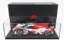 Spark-model Toyota Gr010 3.5l Turbo Hybrid V6 Team Toyota Gazoo Racing N 8 Winner 24h Le Mans 2022 S.buemi - B.hartley - R.hirakawa - Con Vetrina - With Showcase 1:18 Bílá Červená Šedá