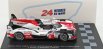 Spark-model Toyota Ts050 Hybrid 2.4l Turbo V6 Team Toyota Gazoo Racing N 8 Winner 24h Le Mans 2018 F.alonso - S.buemi - K.nakajima 1:87 Bílá Červená Černá