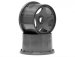 Super Star Wheel Gunmetal Rear (120X75Mm)