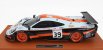 Topmarques Mclaren F 1 Gtr 6.0l V12 Team Gulf Davidoff Gtc Racing N 39 24h Le Mans 1997 R.bellm - A.g.scott - M.sekiya 1:12 Světle Modrá Červená