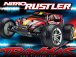 RC auto Traxxas Nitro Rustler 1:10 TQi RTR, stříbrno-červená