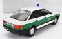 Triple9 Audi 80 B3 Polizei 1989 1:18 Bílá Zelená