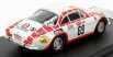 Trofeu Renault Alpine A110 N 69 Tour De Belgique 1971 H.delbar - C.collaer 1:43 Bílá Červená