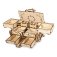 Ugears 3D dřevěné mechanické puzzle Jantarová šperkovnice