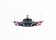 Universal hobbies Accessories Tractor Bumper - Safety Weight 800kg. 1:32 Black