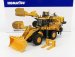 Universal hobbies Komatsu Wa600 Ruspa Gommata - Scraper Tractor 1:50 Žlutá Černá