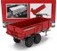 Universal hobbies Massey ferguson Trailer Mf 212 Generation 1 Tandem Tipping 1:32 Red