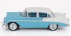 Whitebox Chevrolet Bel Air Hard-top 1956 1:24 Světle Modrá Bílá