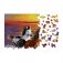 Wooden City dřevěné puzzle - Divocí koně a pláži XL