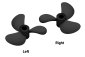 Závodní lodní šroub 2 listý, pravý, stoupání 48mm, 35,0mm/M4