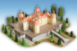 Zámek Moritzburg - papírový model 1:300