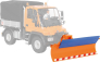Zimní sada Unimog - radlice + plachta