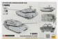 Zvezda Tank T90ms Russian Main Battle Tank 1:72 /