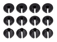 13mm spodní plastové talířky pro olejové tlumiče, 3x 4 ks.