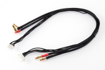 4S černý nabíjecí kabel G4/G5-4S/XH - krátký 400mm - (4mm, 7-pin PQ)