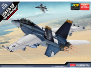 Academy McDonnell F/A-18F USN VFA-103 Jolly Rogers MCP (1:72)