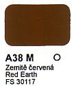 Agama Email A38 M Zemitě červená FS 30117
