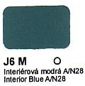 Agama Email J6 M Interiérová modrá A/N28