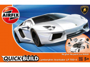 Airfix Quick Build Lamborghini Aventador - bílá