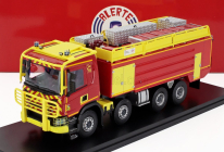 Alerte Scania P450 Tanker Truck Gallin Ccfs 13400 32t Sapeurs Pompiers 4-assi 2019 1:43 Červená Žlutá