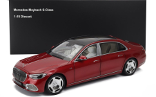 Almost-real Mercedes benz S-class S600 V12 Biturbo Maybach 2021 1:18 Red