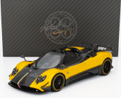 Almost-real Pagani Zonda 5 Cinque Roadster 2009 1:18 Žlutý Černý Uhlík