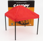 American diorama Accessories Canopy Set With Frame And Cover 1:24 Červená Černá