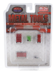 American diorama Accessories Set Officina Garage Tool 1:64 Červená Zelená
