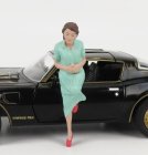 American diorama Figures Donna - Woman Sitting Lovers Figure 2 1:24 Světle Zelená