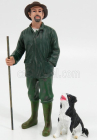 American diorama Figures Meccanico Con Cane - Mechanic Patrick With Dog 1:18 Zelená