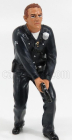 American diorama Figures Poliziotto Con Pistola - Police Officer Iii With Gun 1:18 Black