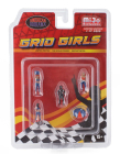 American diorama Figures Set 4x Grid Girls 1:64 Různé