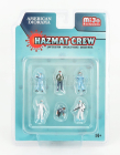 American diorama Figures Set 6x Hazmat Crew Figure 1:64 Různé