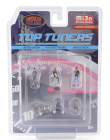 American diorama Figures Set 6x Top Tuners 1:64 Různé