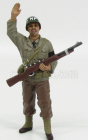 American diorama Figures Soldato Poliziotto Militare Con Fucile - Miltary Police Soldier I With Rifle Gun 1:18 Zelená Hnědá