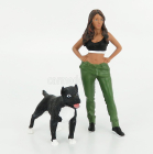 American diorama Figures Woman - Lowriderz Iv 1:18 Zelená Černá