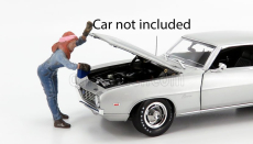 American diorama Figures Woman Mechanic - Donna Meccanico - Ii 1:18 Blue